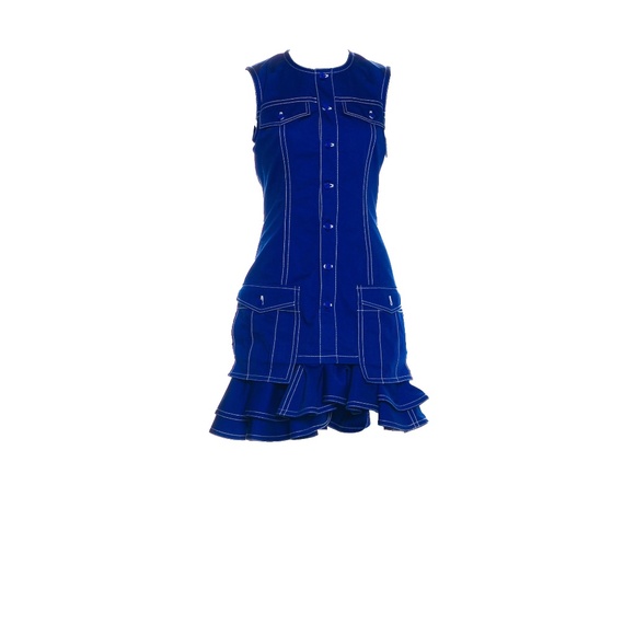 Givenchy Resort 2018 Look 22 Blue Dress - Picture 4 of 7